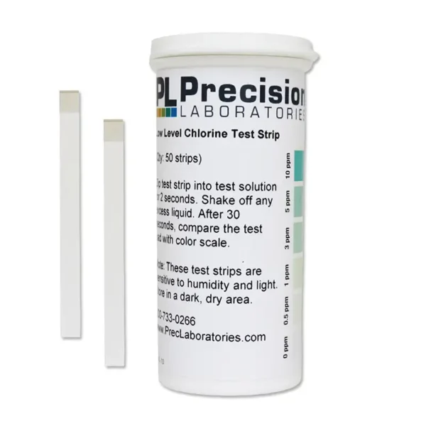 Low Level Chlorine Strips, 0-10ppm