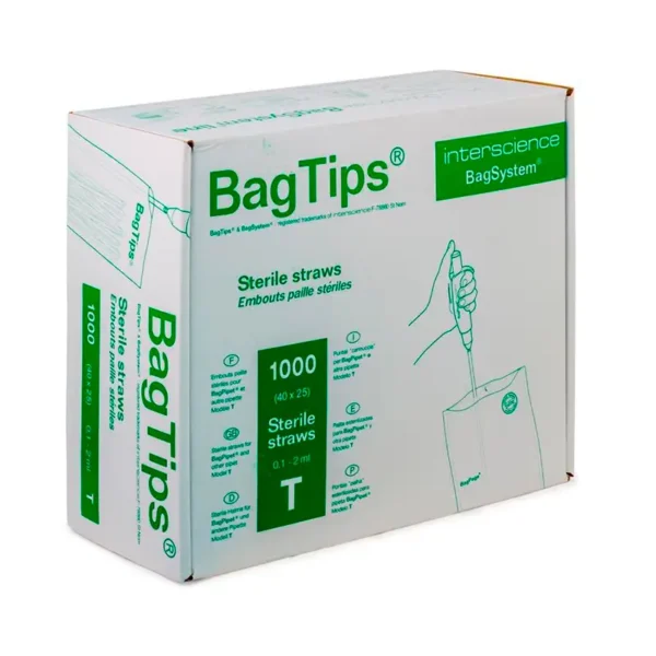 BagTips 1000 µl straw spidser, steril, 1000 st.