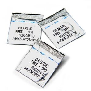 Klor, fritt, reagenspulverplattor, 0,02–2,00 mg/L Cl2