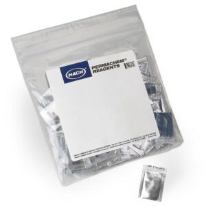 Klor, totalt, reagenspulverkuddar, 100/förpackning, 10 ml