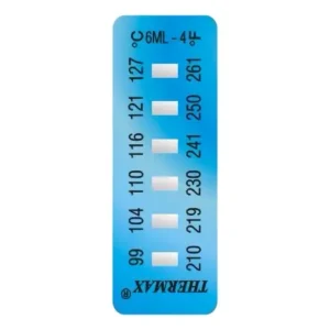 Temperaturindikator, 6-level, Temp. 99°C – 127°C