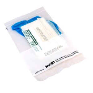 Vit trasa (34×37), 25 ml pept+neutr, 2 handskar