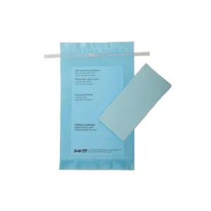 Blå trasa (34×16), 10 ml ringers (130 st), 2 handskar, TB