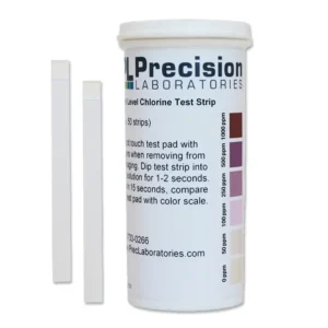 High Level Chlorine strips 0-1000 ppm (free)
