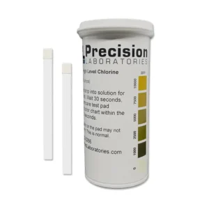 Extra high level Chlorine test strip 10.000 ppm (free)