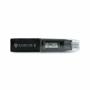 USB 21 CFR logger m. display temp -35/80°C