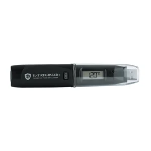 USB 21CFR precisionslogger med display temperatur -40/125°C