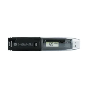 USB præcisionslogger med display, temperatur -35/80°C og RH 0/100%