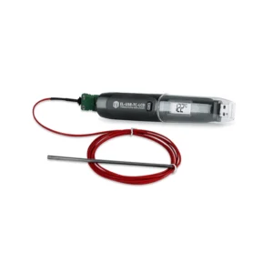 USB-loggare med display temp 0/200°C med extern probe