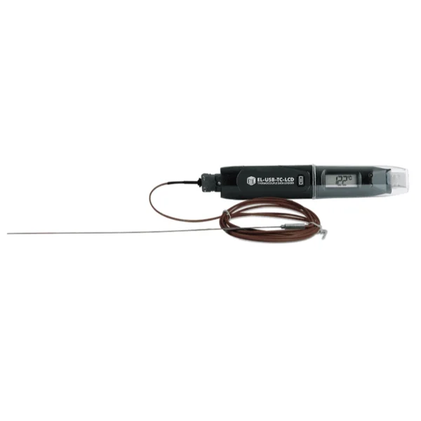 USB Vac. precisionslogger med display -100/100°C med probe