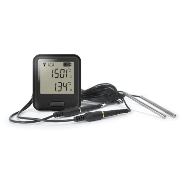 WiFi Dual precisionslogger temp -40/125°C med 2 prober