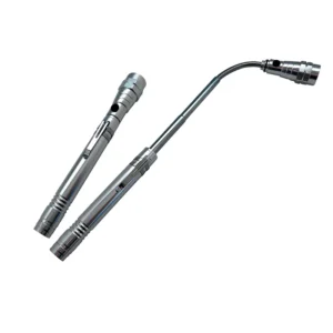 Detekterbar LED-ficklampa, teleskop