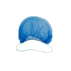 Blå detekterbar skäggbindel “snood” modell (36 st)