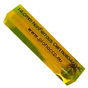 Metaldetektor testobjekt rektangulärt 100x20x20 mm, NonFE