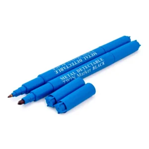 Detekterbar tusch/fineliner "TWIN", BLÅ/SVART