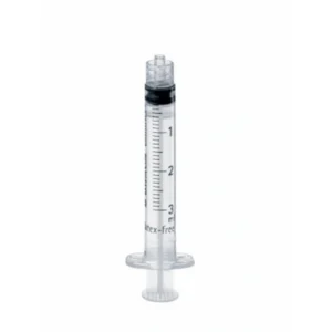 Omnifix-spruta 3 ml med Luer lock. Steril EO. 100 st.