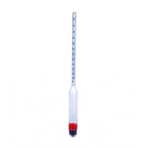 Hydrometer for saltwater acc. to Baumé, plast