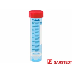 Centrifugrör 50 ml, konisk botten/stålring, PP steril