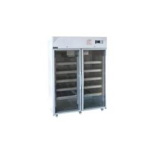 Stor blodbankskylskåp – 1381 liter med 2 glasdörrar