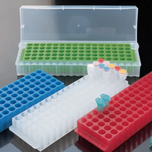 Rack för mikrorör, blå 1,5/2,0 ml