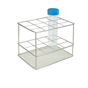 Rack i rostfritt stål för 12 st.